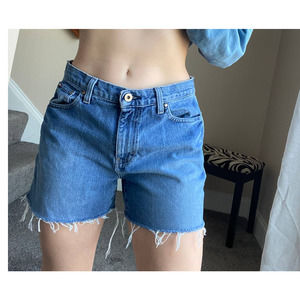 Vintage Y2K Tommy Hilfiger cutoff shorts, size 8